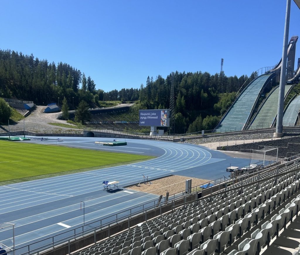 Lahti athletics track & ski jump